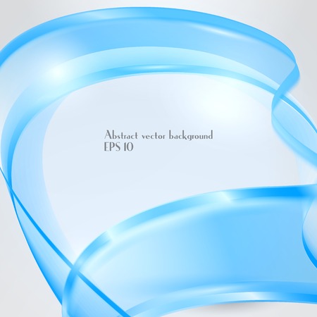 Abstract waving blue backgroundのイラスト素材