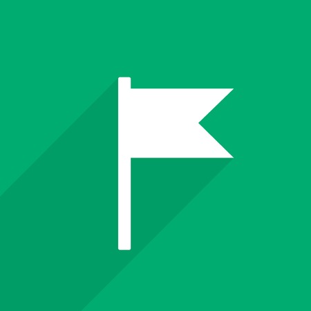 flag web icon.の写真素材