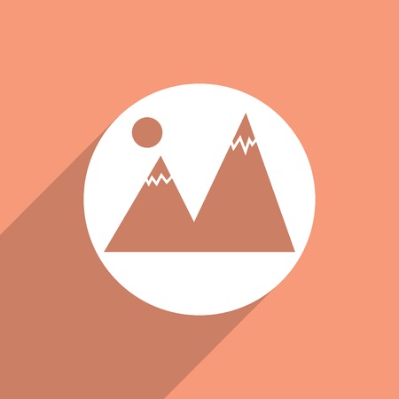 landscape web icon.の写真素材