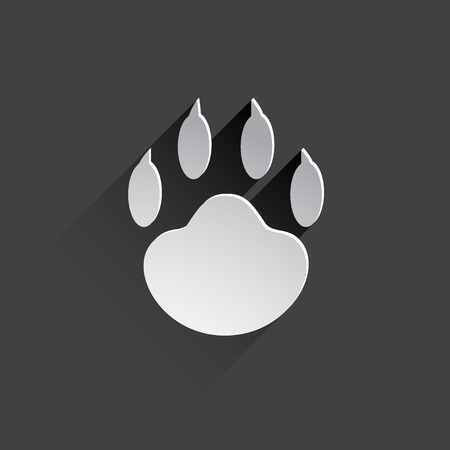 paw web icon.の写真素材