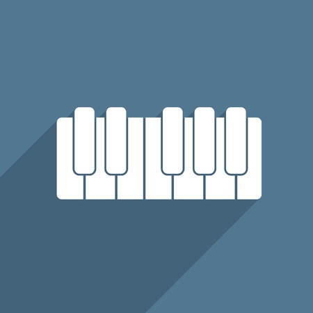 piano keys web icon.の写真素材