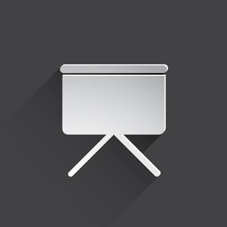 projection screen web icon.の写真素材