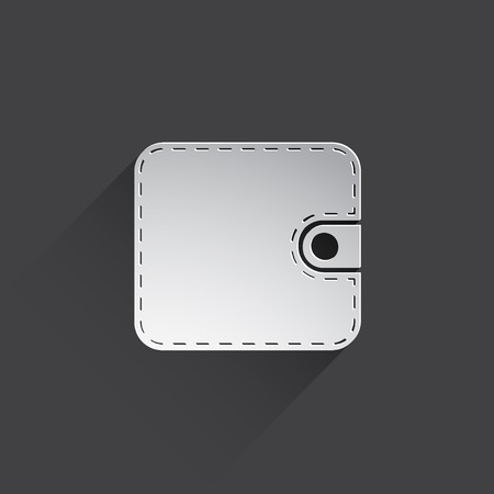 wallet web icon.の写真素材