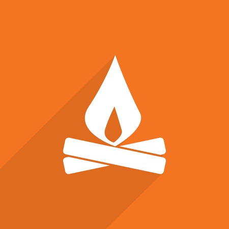 campfire web icon.の写真素材