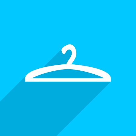 hanger web flat iconの写真素材