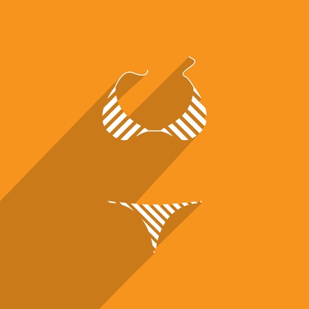 swimsuit icon illustration.の写真素材