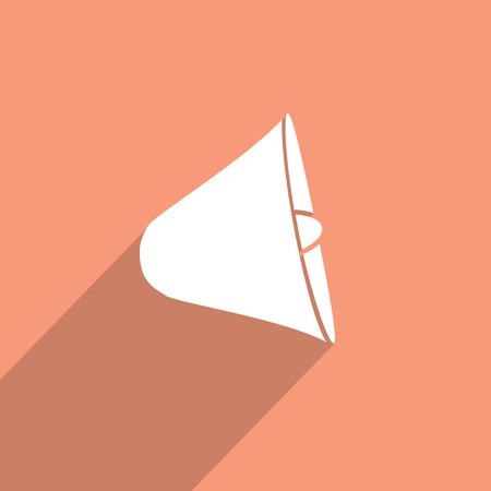 loudspeaker web flat icon.の写真素材