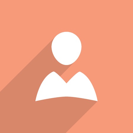 flat icon of human.の写真素材
