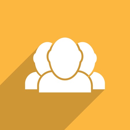 flat icon of human.の写真素材