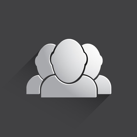 flat icon of human.の写真素材