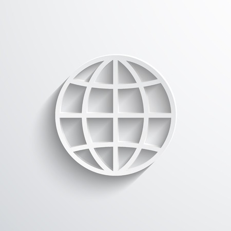 globe iconの写真素材