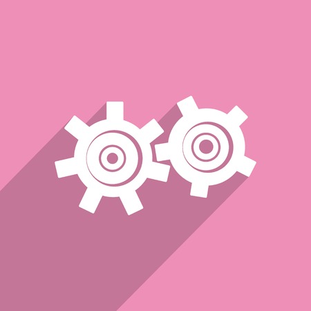 icon of gearsの写真素材