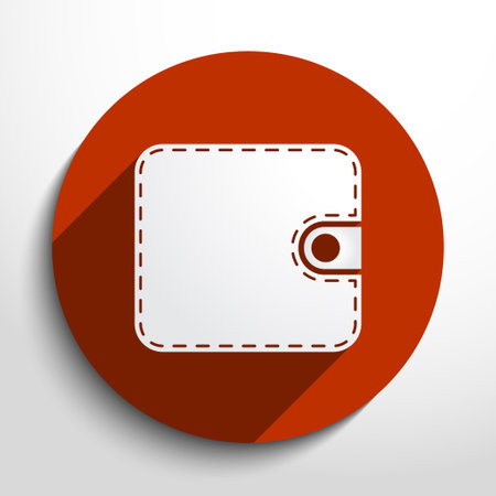Vector wallet web icon.のイラスト素材