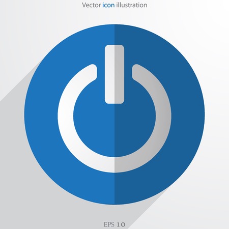 Vector on off switch web flat iconのイラスト素材