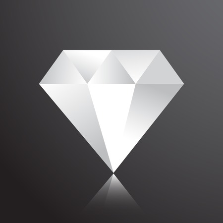 diamond web flat iconのイラスト素材