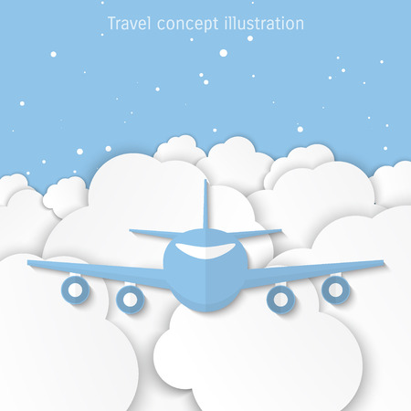 World travel and tourism concept illustration.のイラスト素材