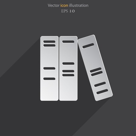 Vector book icon illustration background.のイラスト素材