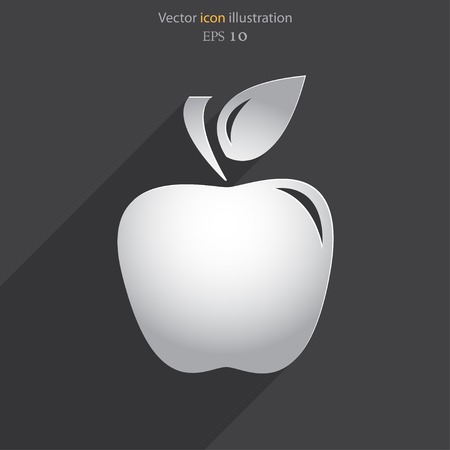 Vector apple icon illustration background.のイラスト素材