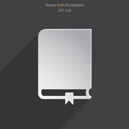 Vector book icon illustration background.のイラスト素材
