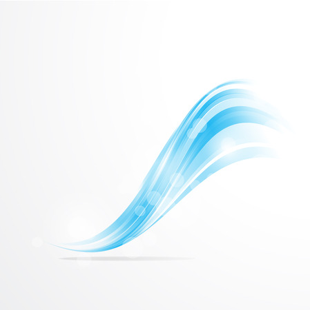 Vector abstract background. Isolated wavy lines on white background.のイラスト素材