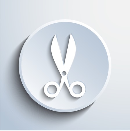 Vector hair salon tools with scissors and combのイラスト素材