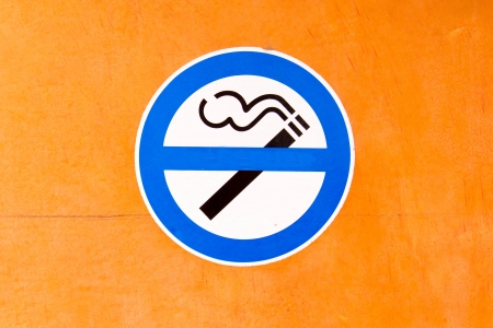 Sign no smoke on cafeの写真素材