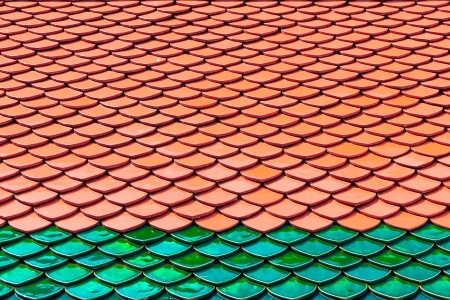 roof of building have colours beautiful.の写真素材