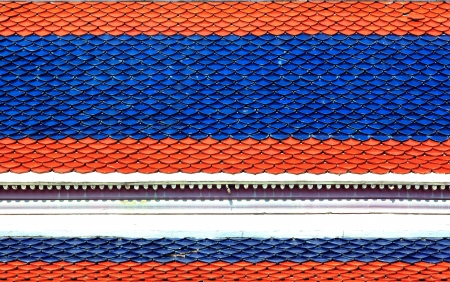 roof of building have colours beautiful.の写真素材