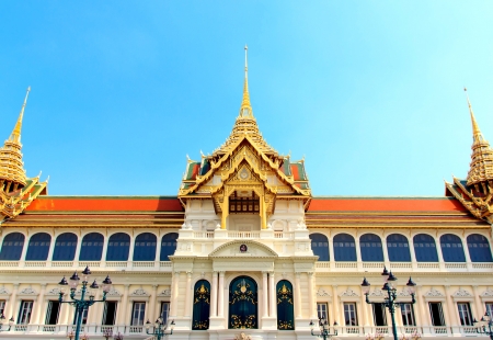 The Grand palace of wat phar keaw のeditorial素材