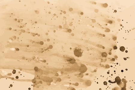 Watercolor splashes and drops in vintage style. Vector illustration for your artistic design.のイラスト素材