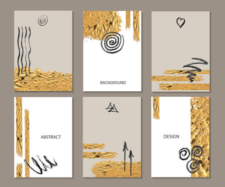 Drawn by hand from a set of templates to design your project or layout.Vector illustration.Isolated.のイラスト素材