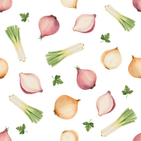 Watercolor seamless pattern of bow, vector illustration.のイラスト素材