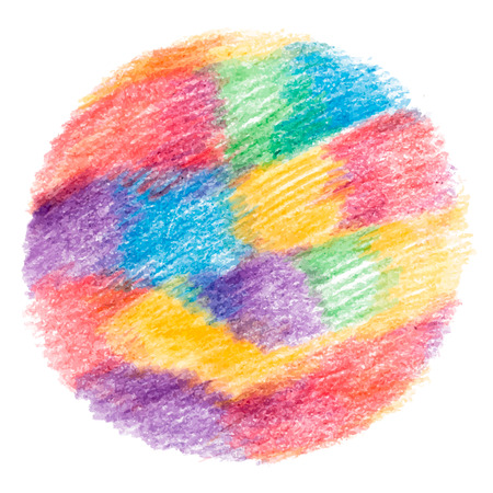 Color drawn with a pencil background, vector illustration.のイラスト素材