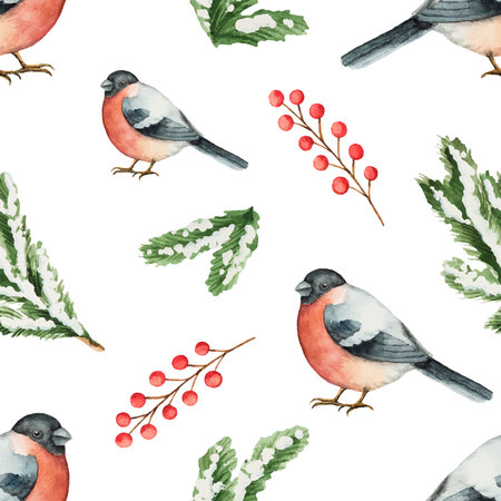 Christmas vector composition in the form of a green tree of branches and toys. Illustration for greeting cards, textiles, packaging, invitations.のイラスト素材