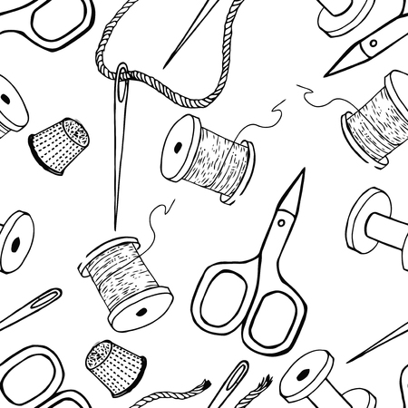 Tailoring illustration.のイラスト素材