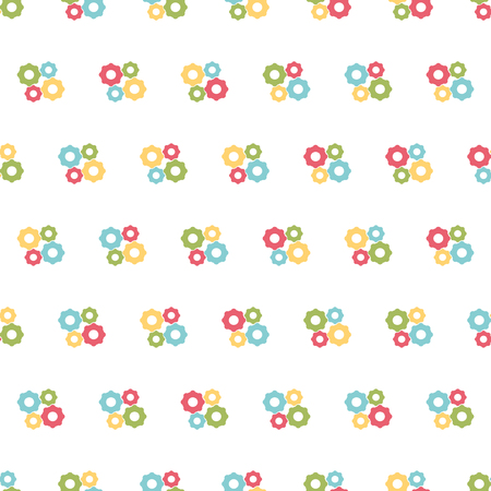Building seamless pattern background. Repair icon. Vector illustration.のイラスト素材