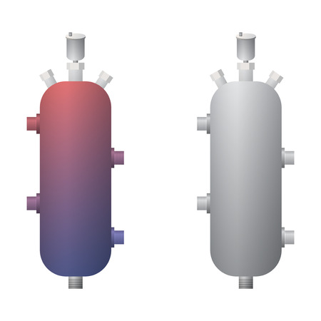 Hydraulic arrow for the heating system vector illustration.のイラスト素材