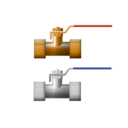 Partner Valve Vector Illustration Equipment For The Water のイラスト素材 イメージマート