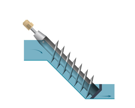 Hydraulic water turbine.のイラスト素材