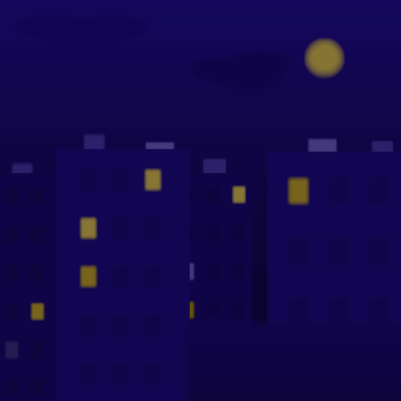 Modern city at night.のイラスト素材