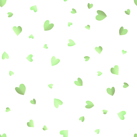 Seamless pattern background with green hearts.のイラスト素材