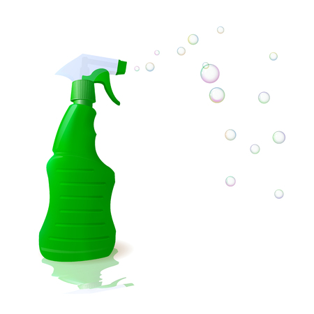 Detergent spray bottle design.のイラスト素材