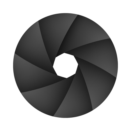 The shutter of the camera.のイラスト素材