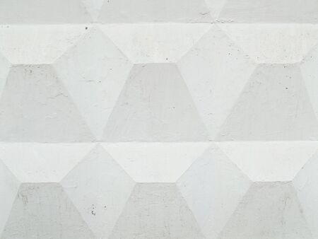 White concrete fence. Wall background. Construction wallpaper.の写真素材