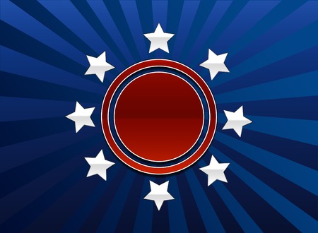 A red white and blue background useful for the 4th of July, elections, anything.のイラスト素材