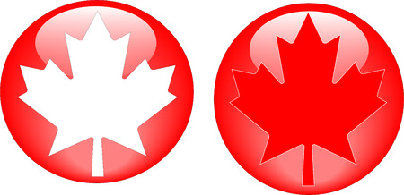 Maple Leaf iconsのイラスト素材