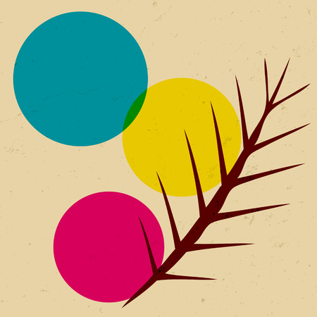 Retro style poster backgroundのイラスト素材