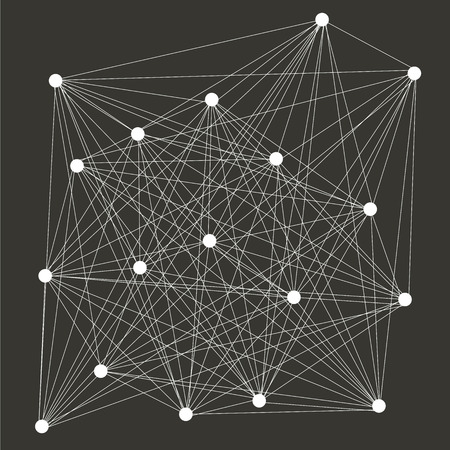 white geometric background designのイラスト素材