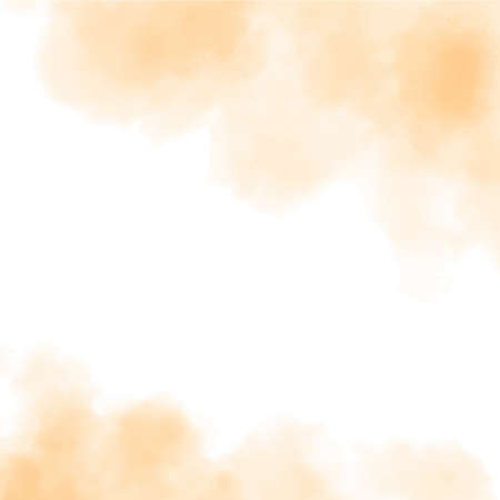 Abstract watercolor texture art background material, autumn image with orange colorのイラスト素材