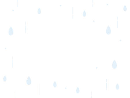 Illustration frame of raindrops, background material for early summerのイラスト素材